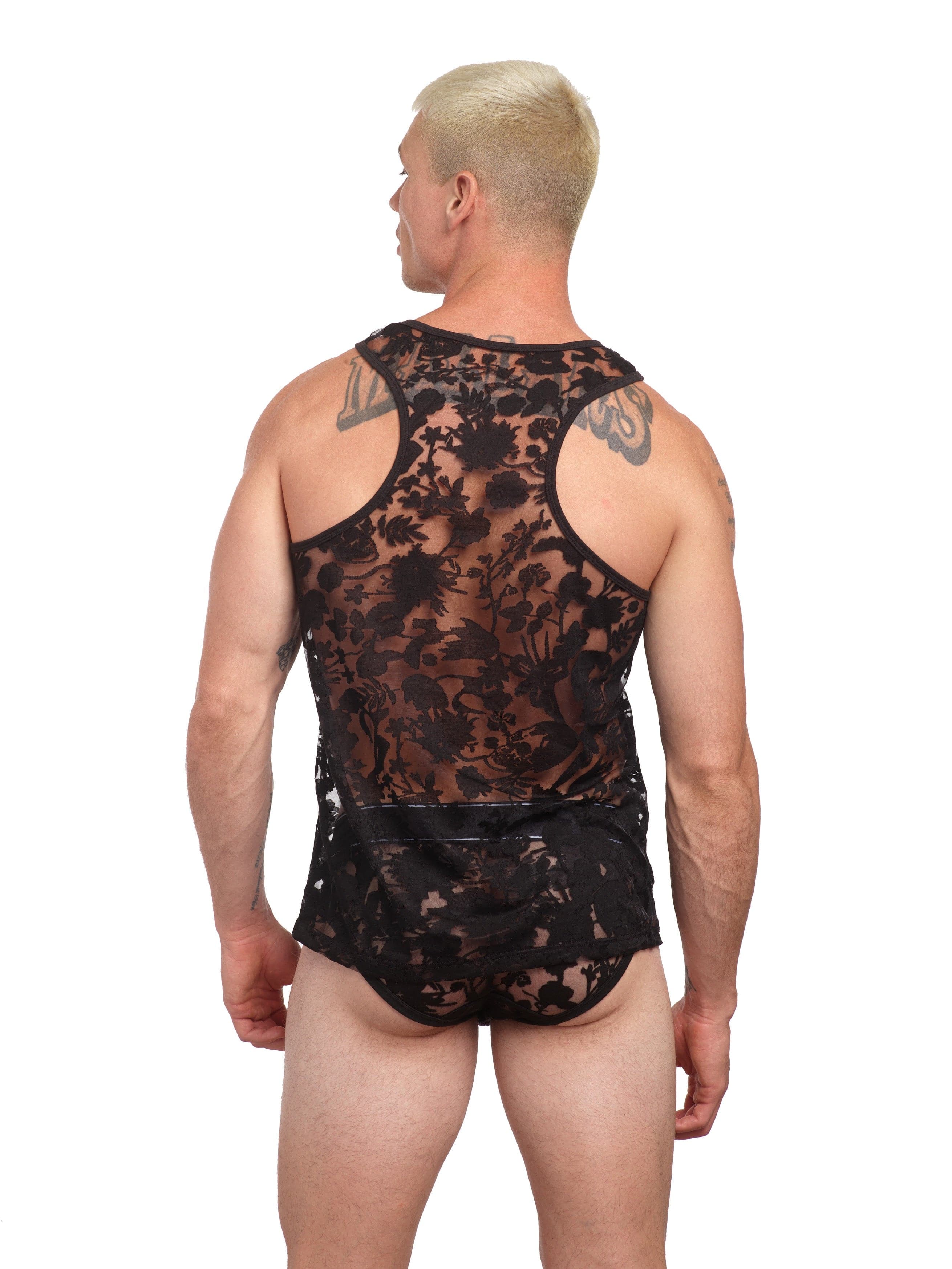 Dutch Floral Burnout Tank Top - Image 3