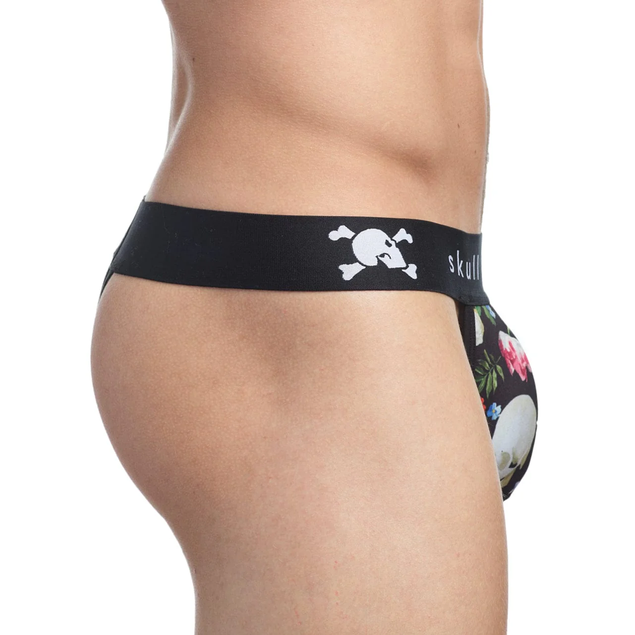 Hand Painted Dutch Floral Thong - Image 3