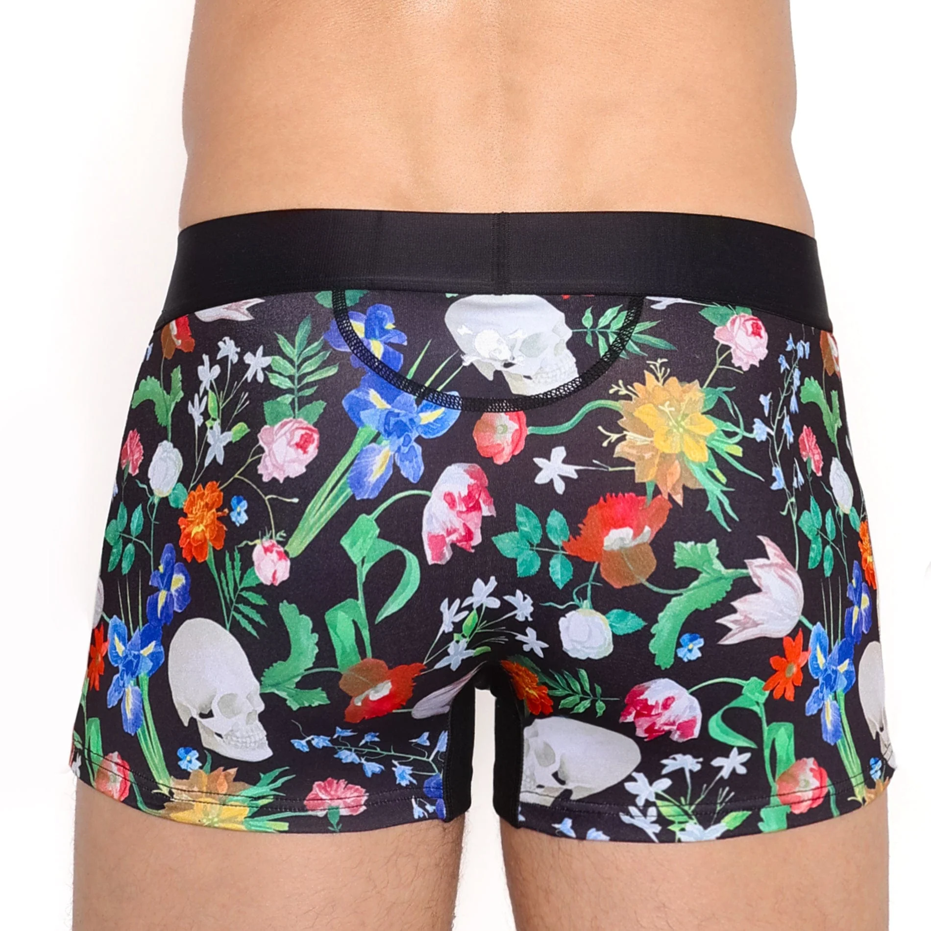 Hand-Painted Dutch Floral Trunk - Image 3