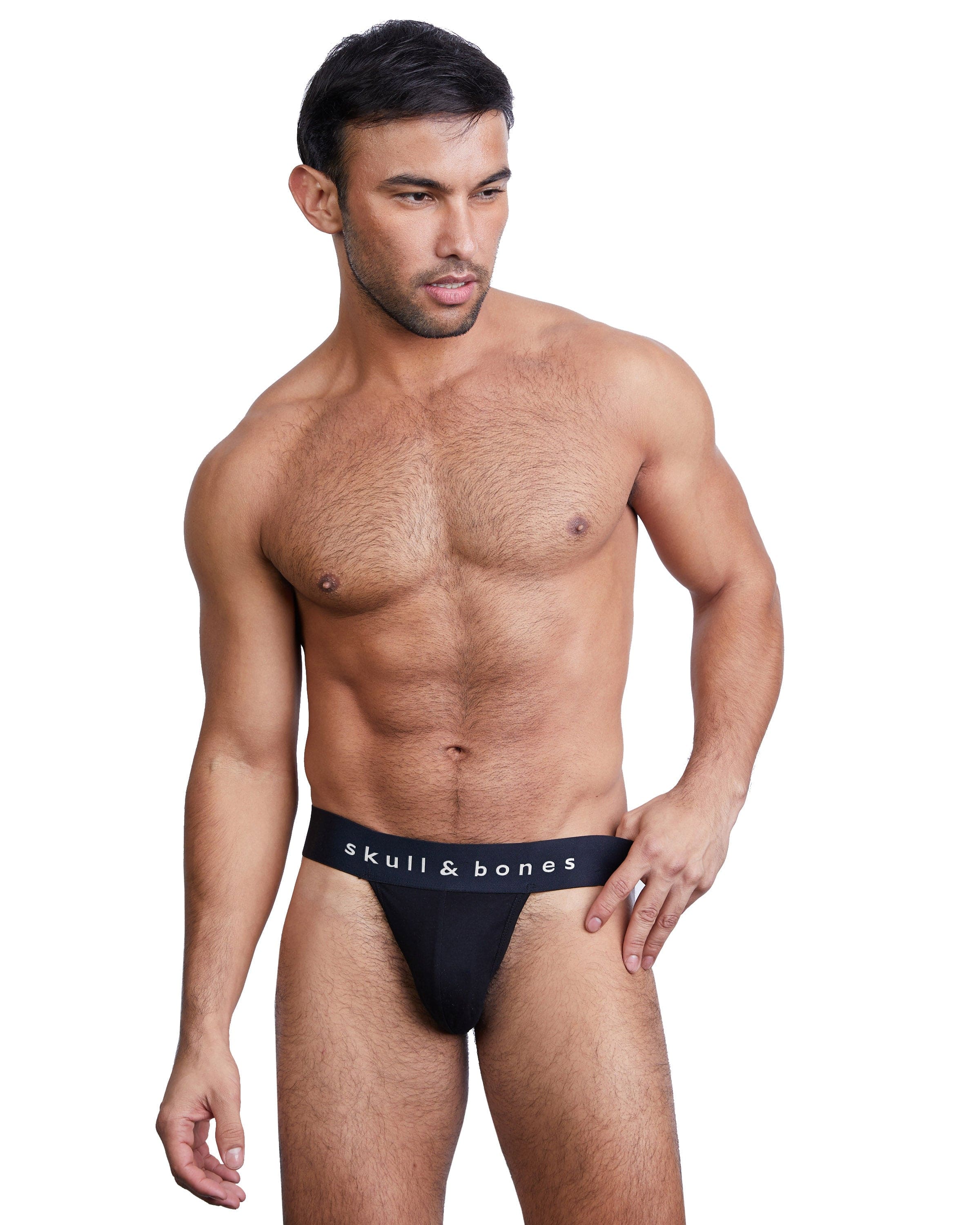 Just The Bones Thong Black - Image 5