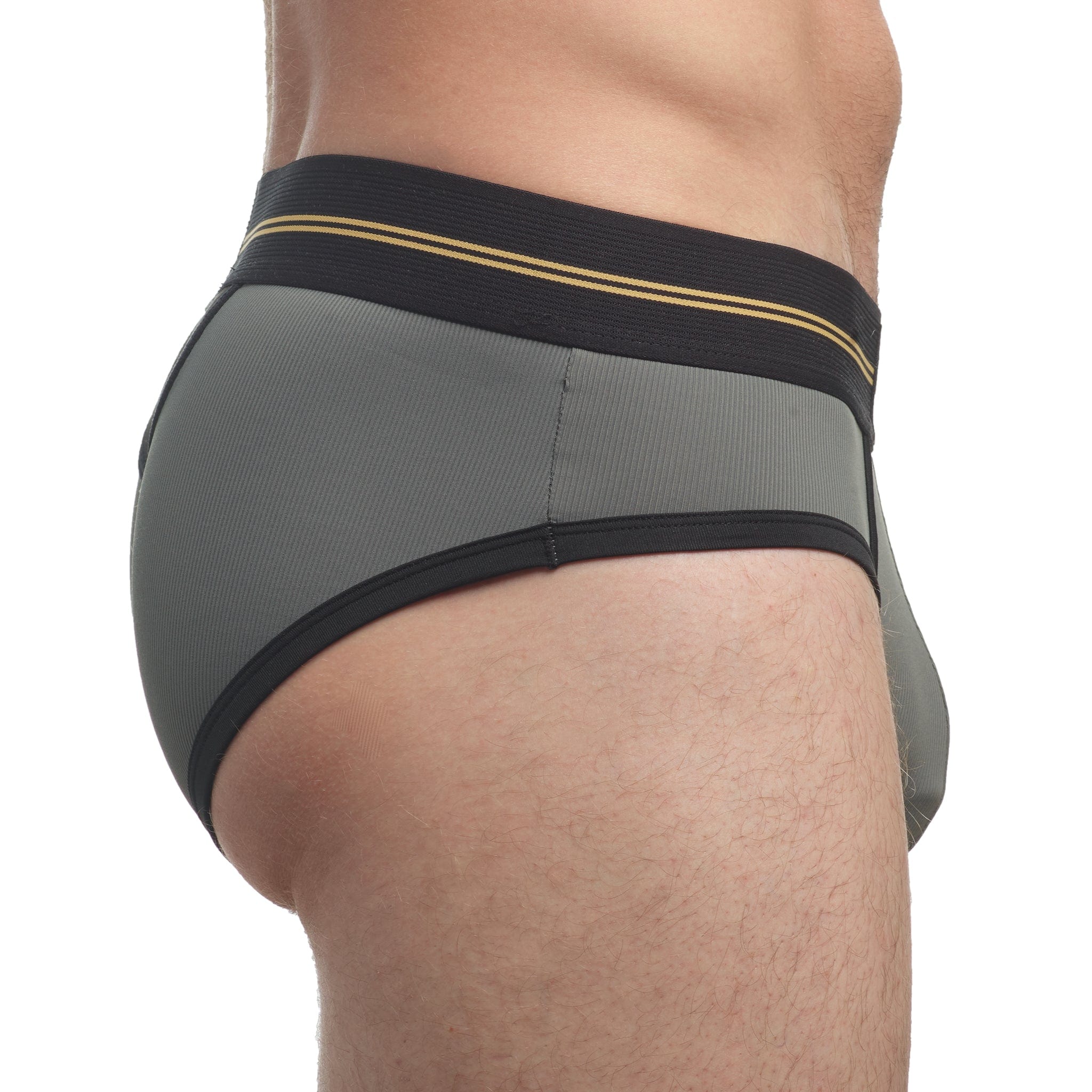 Performance Rib Brief Grey - Image 4