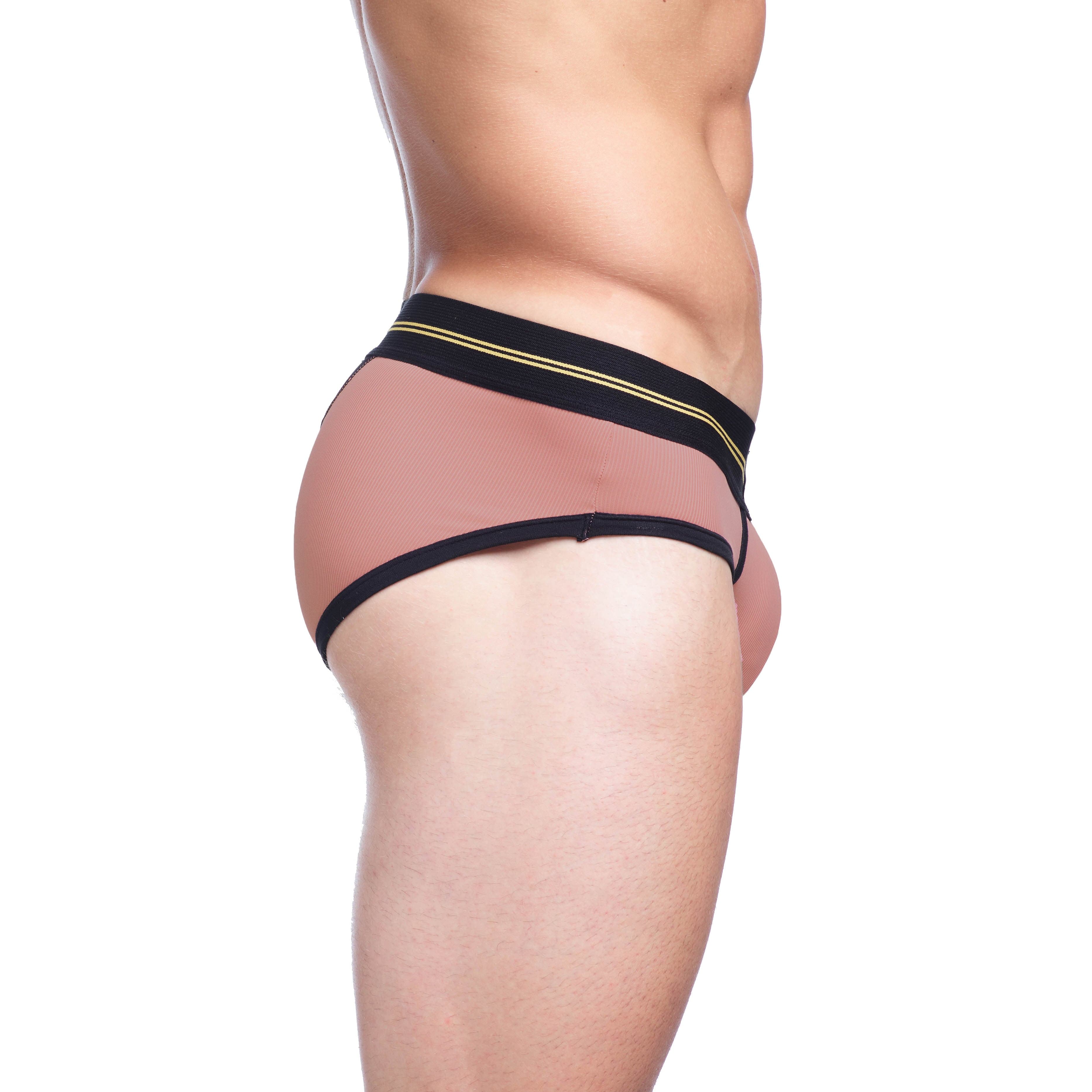 Performance Rib Brief Pink - Image 3