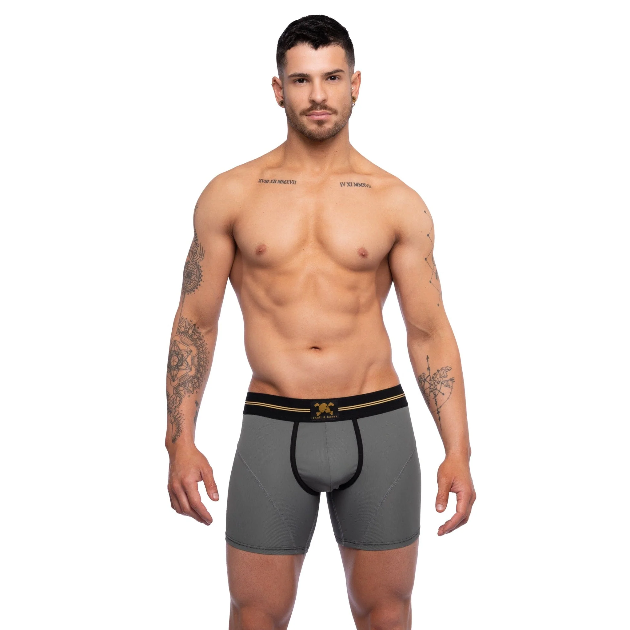 Performance Rib Boxer Brief Grey - Image 4
