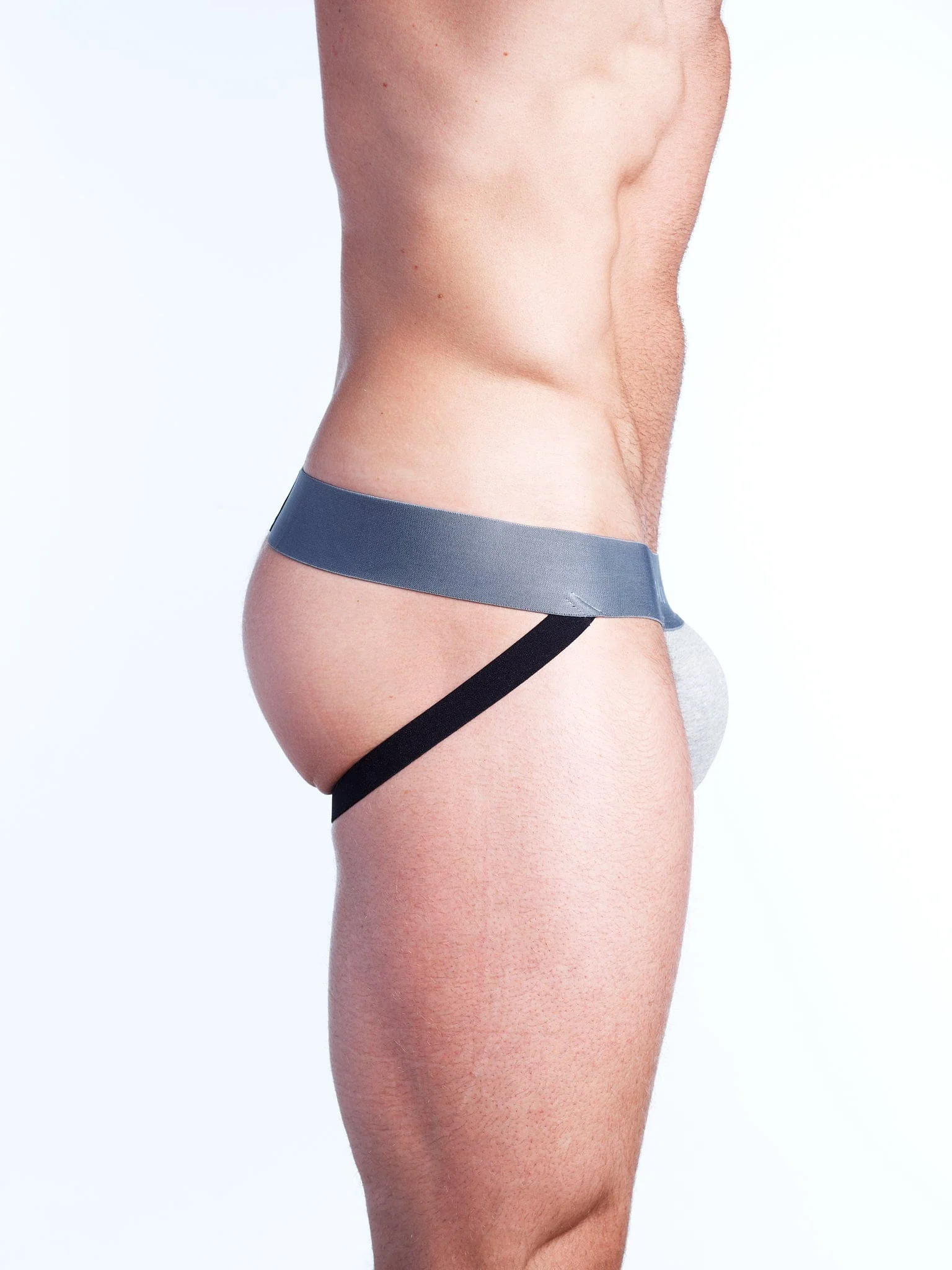 Just the Bones Jock Heather Grey - Image 3