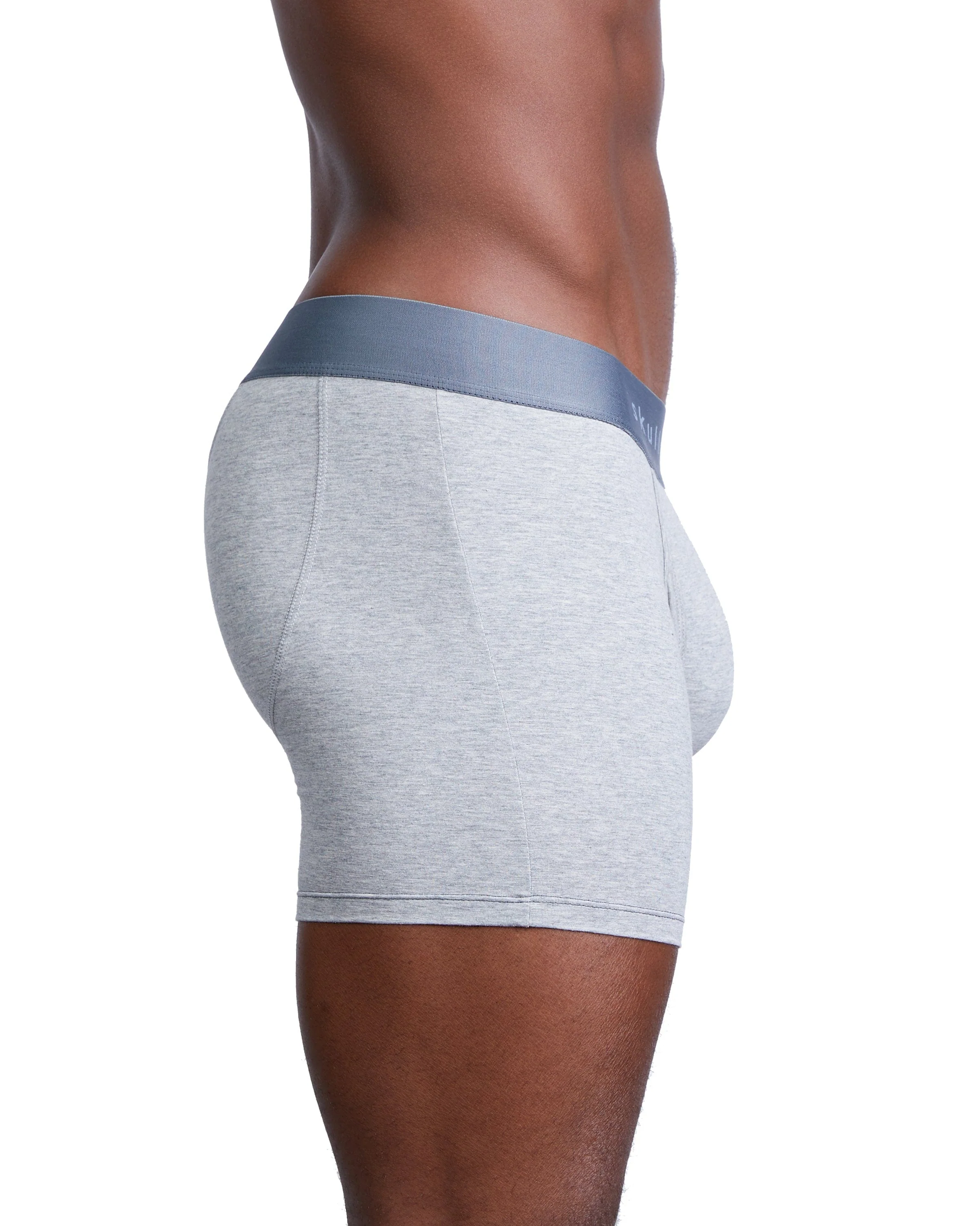 Just the Bones Boxer Brief Grey - Image 3