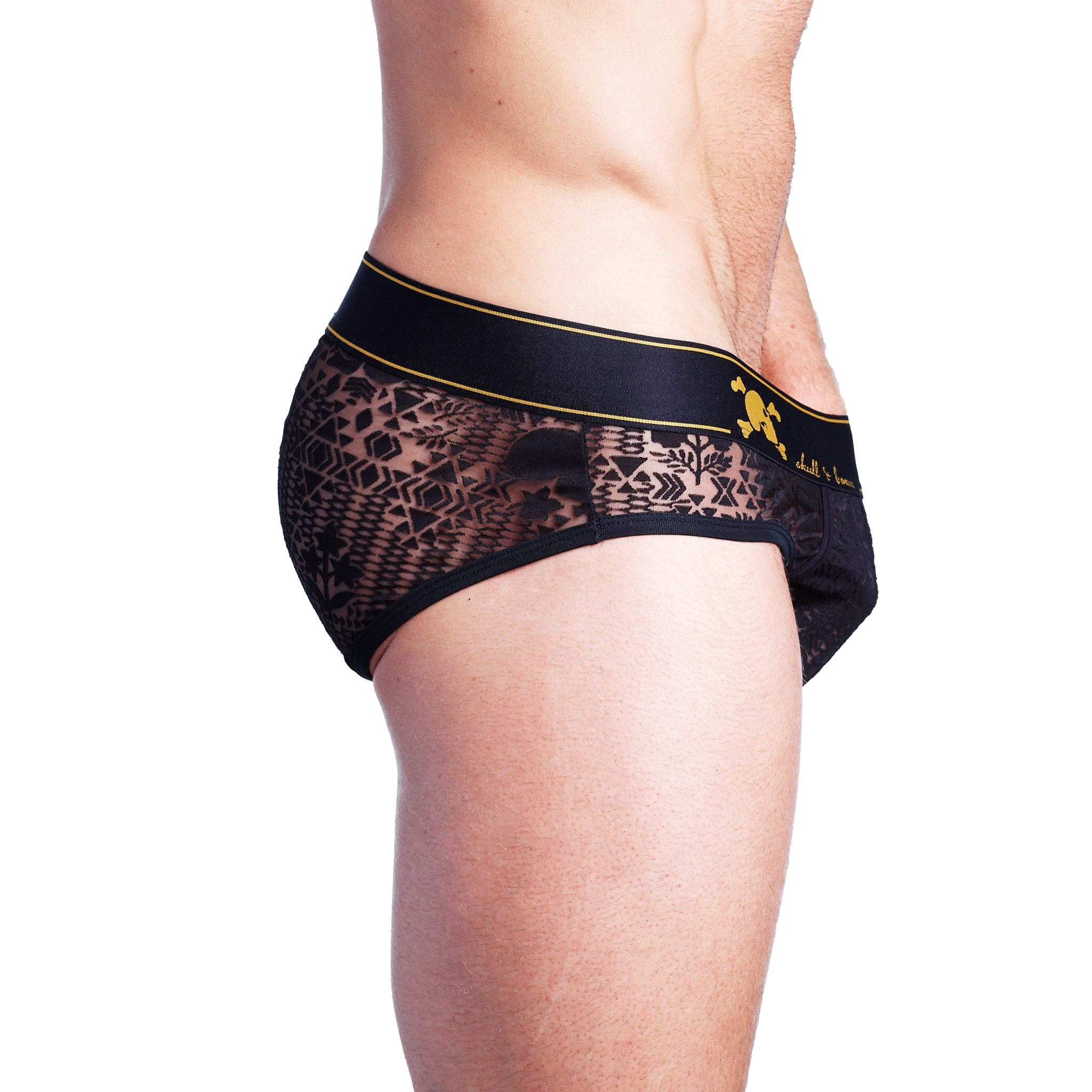 Skull and Bones Burnout Brief Black - Image 3